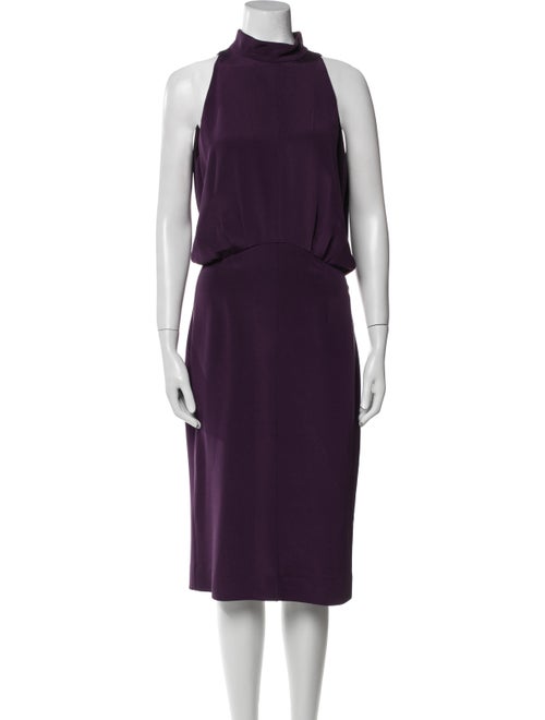 Tamara Mellon Silk Midi Length Dress