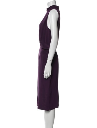 Tamara Mellon Silk Midi Length Dress