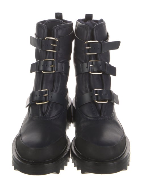 Tamara Mellon Leather Combat Boots