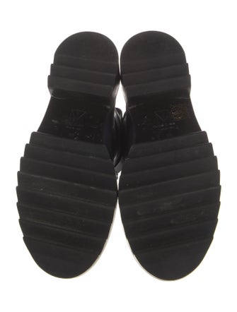 Tamara Mellon Leather Combat Boots