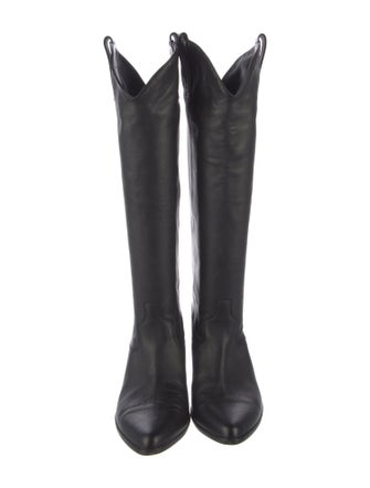 Tamara Mellon Leather Western Boots