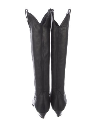Tamara Mellon Leather Western Boots