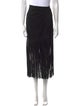Tamara Mellon Suede Midi Length Skirt