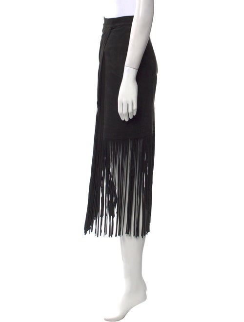 Tamara Mellon Suede Midi Length Skirt