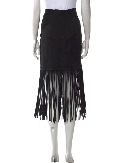 Tamara Mellon Suede Midi Length Skirt