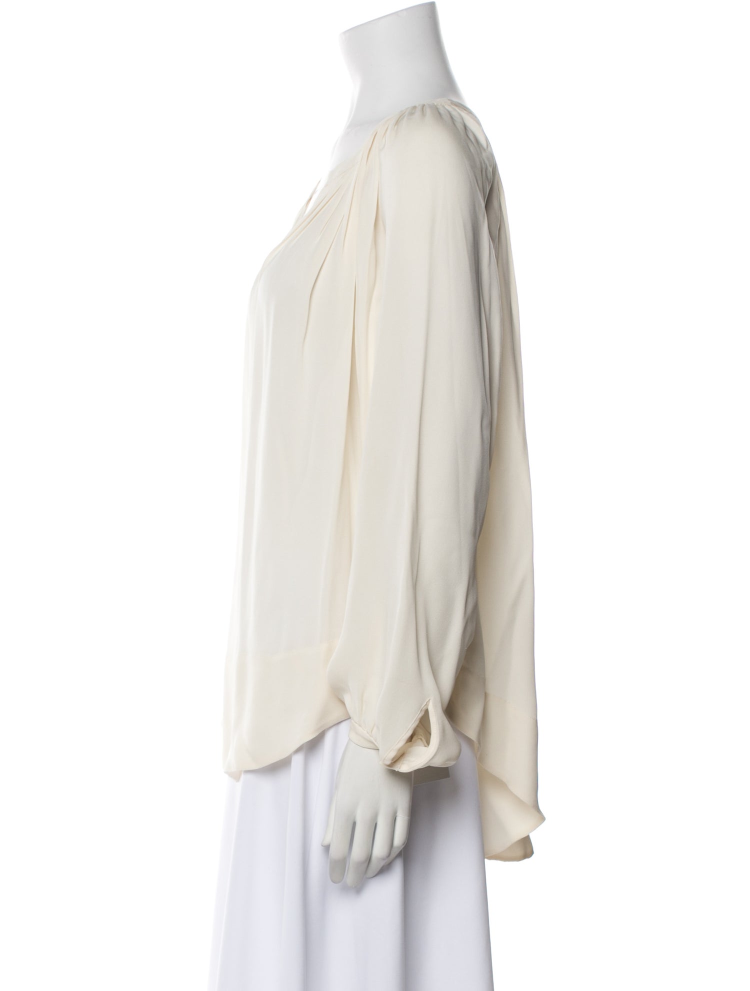 Tamara Mellon Silk V-Neck Blouse