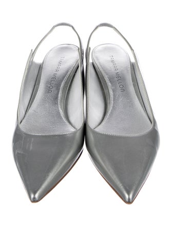 Tamara Mellon Patent Leather Slingback Pumps