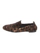 Tamara Mellon Ponyhair Animal Print Loafers