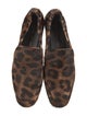 Tamara Mellon Ponyhair Animal Print Loafers