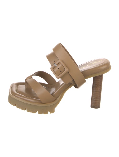 Tamara Mellon Leather Slides