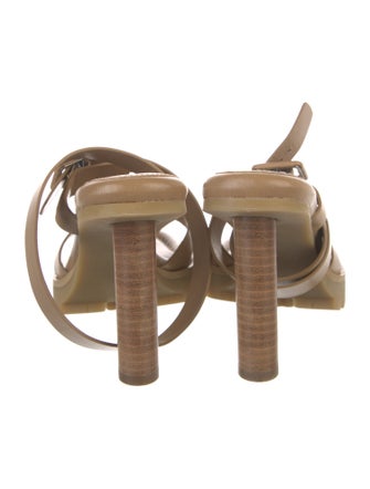 Tamara Mellon Leather Slides