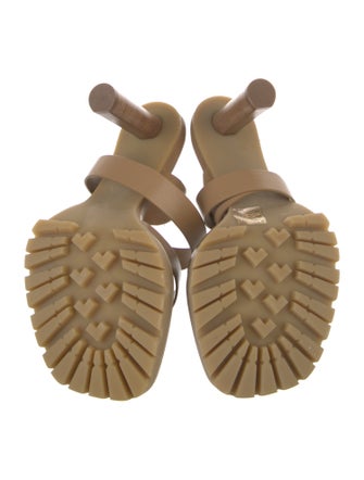 Tamara Mellon Leather Slides