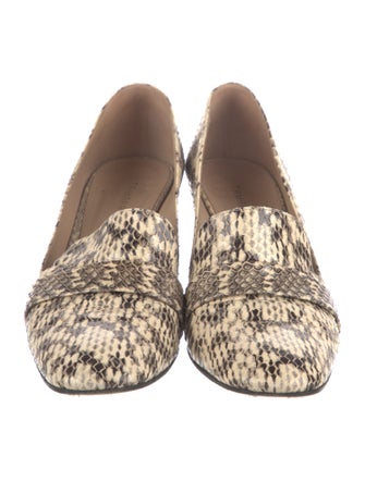 Tamara Mellon Snakeskin Animal Print Pumps