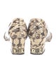 Tamara Mellon Snakeskin Animal Print Pumps