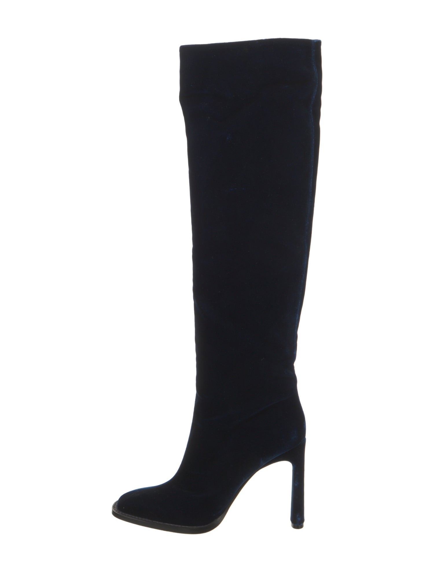 Tamara Mellon Velvet Crystal Embellishments Boots