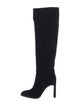 Tamara Mellon Velvet Crystal Embellishments Boots