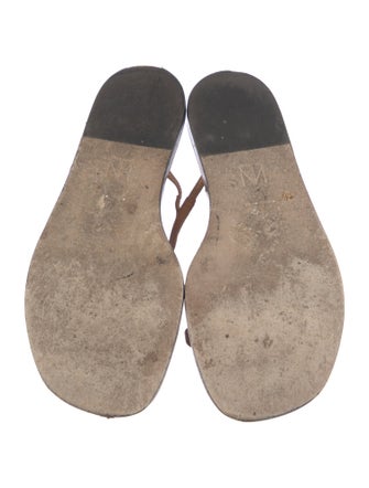 Tamara Mellon Leather Slides