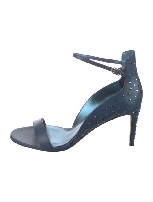 Tamara Mellon Leather Studded Accents Sandals