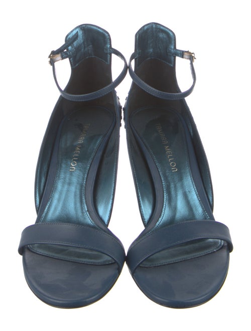 Tamara Mellon Leather Studded Accents Sandals