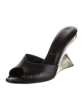 Tamara Mellon Leather Slides