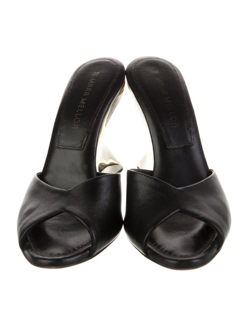 Tamara Mellon Leather Slides