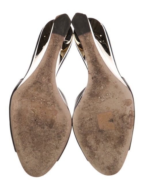 Tamara Mellon Leather Slides