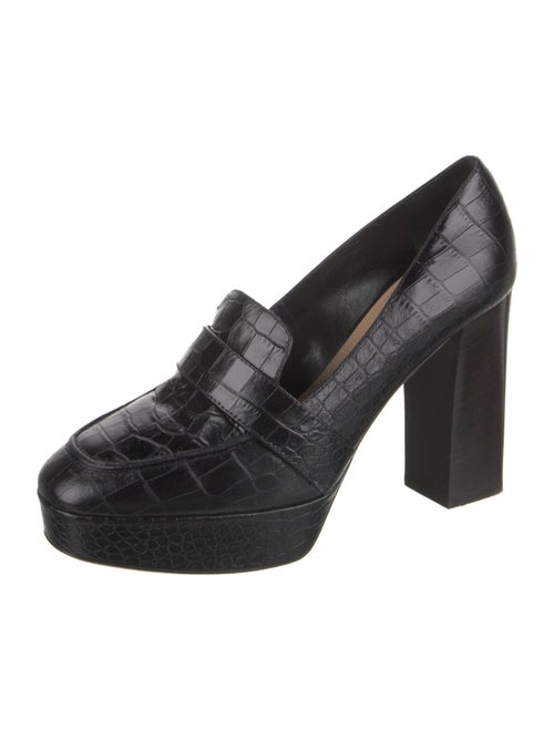 Tamara Mellon Embossed Leather Pumps