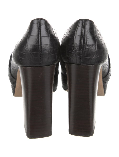 Tamara Mellon Embossed Leather Pumps