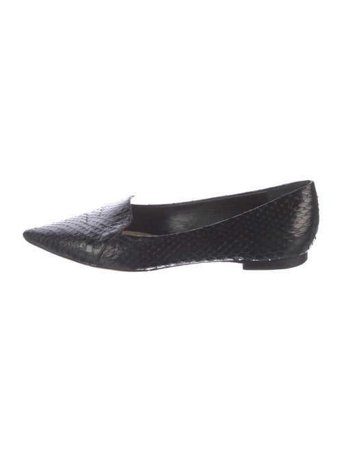 Tamara Mellon Snakeskin Loafers