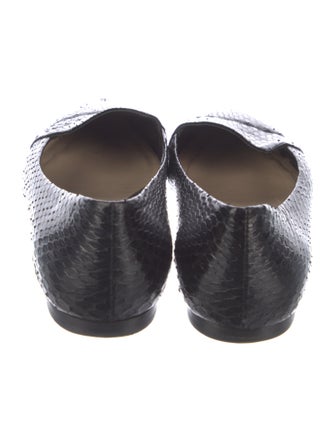 Tamara Mellon Snakeskin Loafers