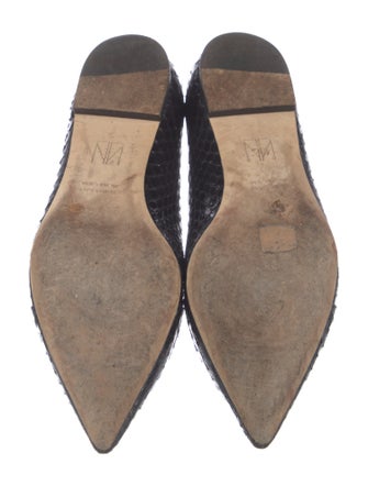 Tamara Mellon Snakeskin Loafers