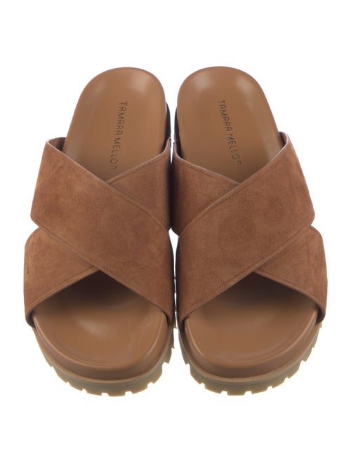 Tamara Mellon Suede Slides