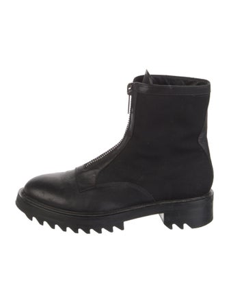 Tamara Mellon Leather Combat Boots
