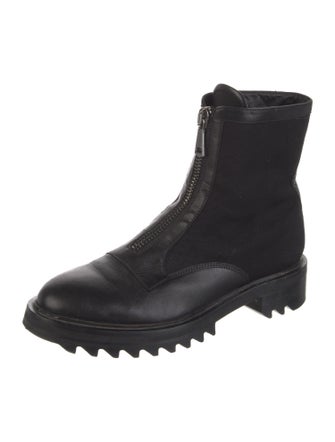 Tamara Mellon Leather Combat Boots