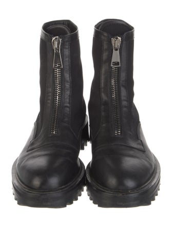 Tamara Mellon Leather Combat Boots
