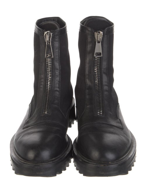 Tamara Mellon Leather Combat Boots