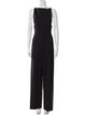 Tamara Mellon Wool Bateau Neckline Jumpsuit