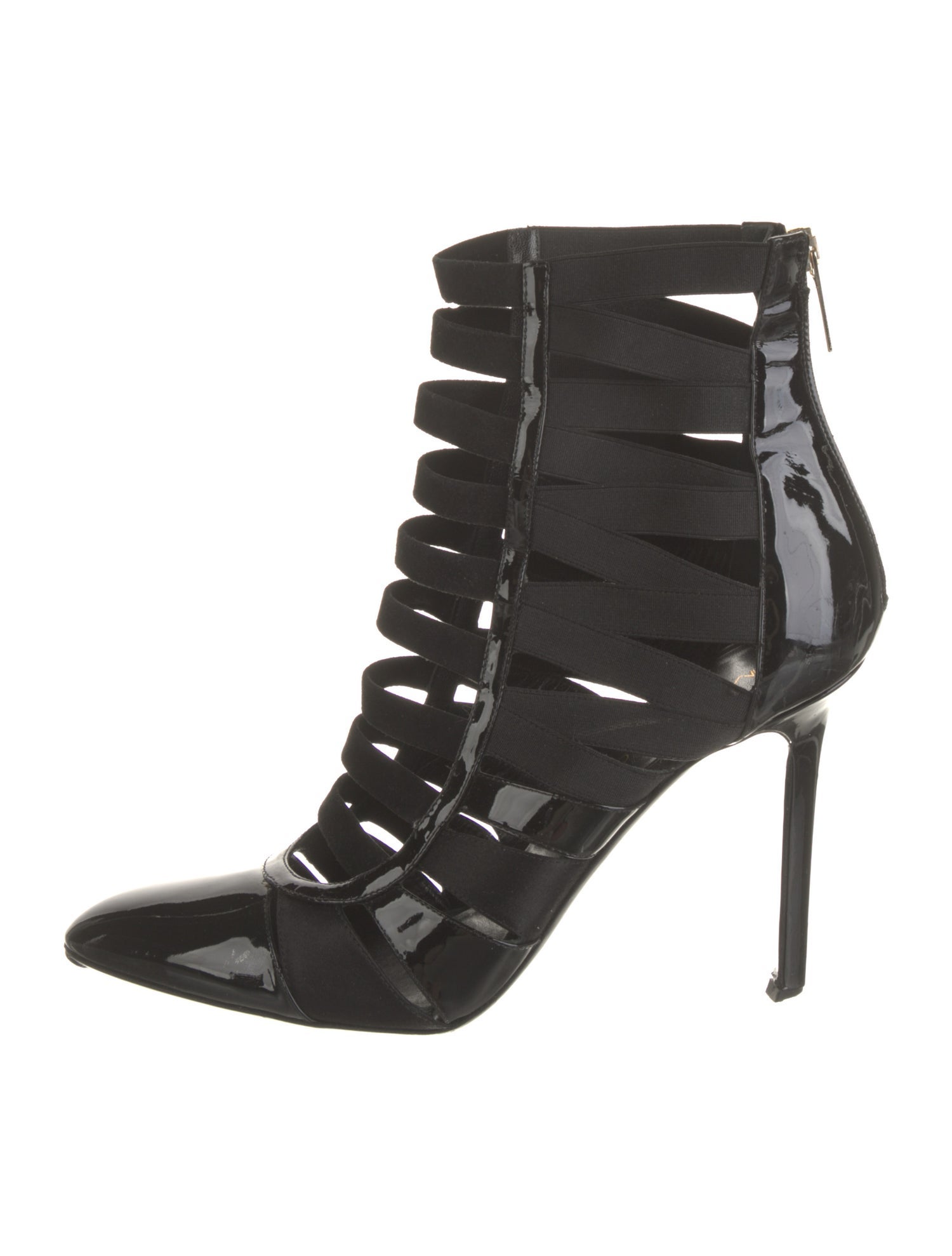 Tamara Mellon Patent Leather Leather Trim Embellishment Pumps