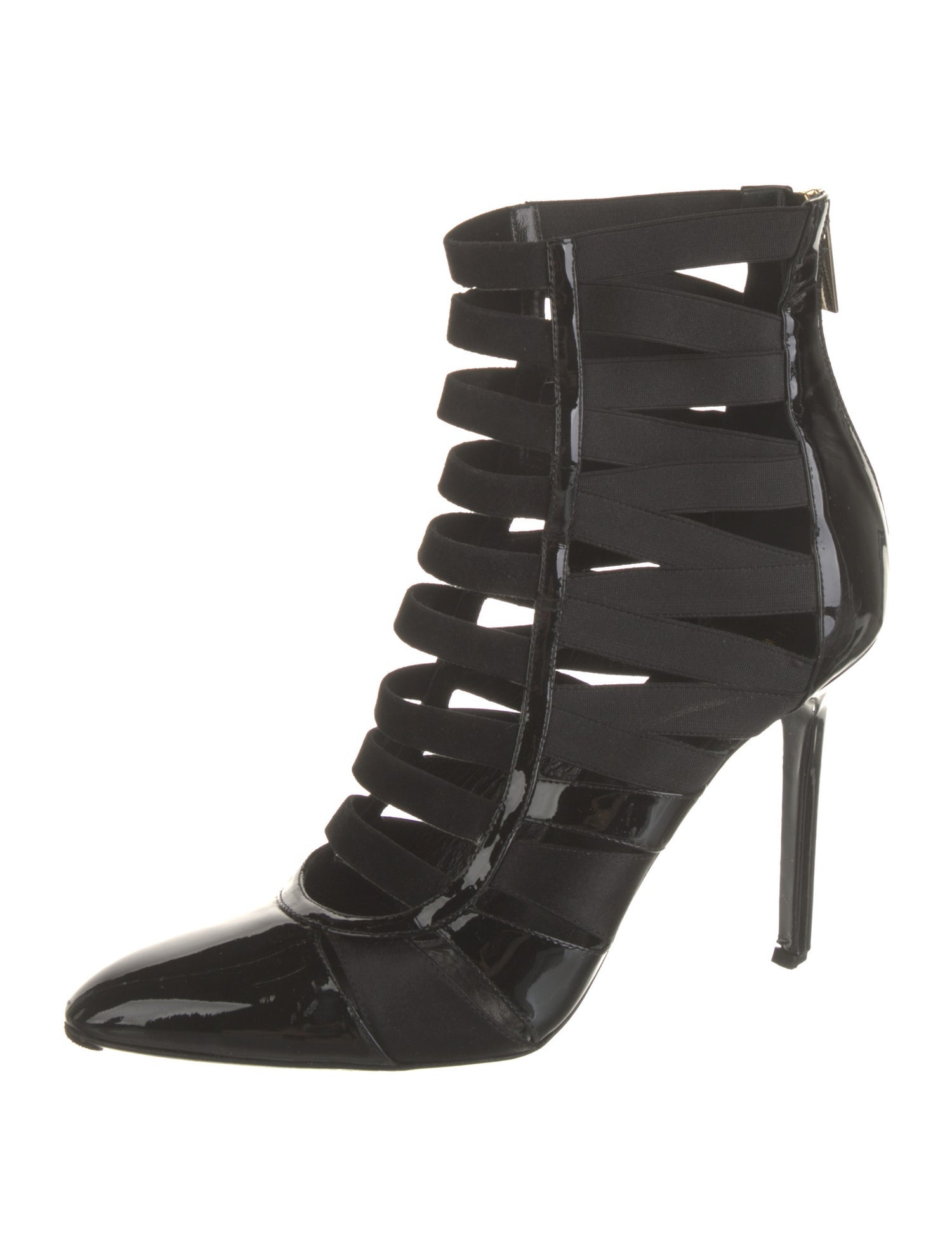 Tamara Mellon Patent Leather Leather Trim Embellishment Pumps