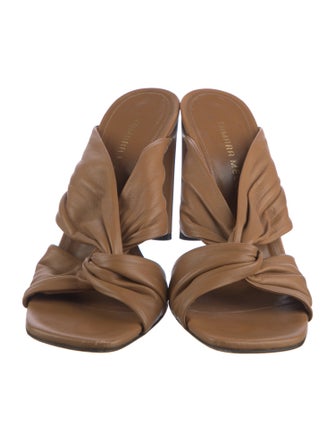 Tamara Mellon Leather Slingback Sandals