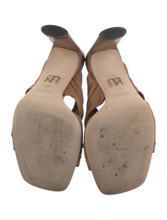 Tamara Mellon Leather Slingback Sandals