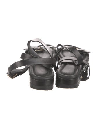 Tamara Mellon Leather Slingback Sandals