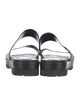 Tamara Mellon Embossed Leather Slides