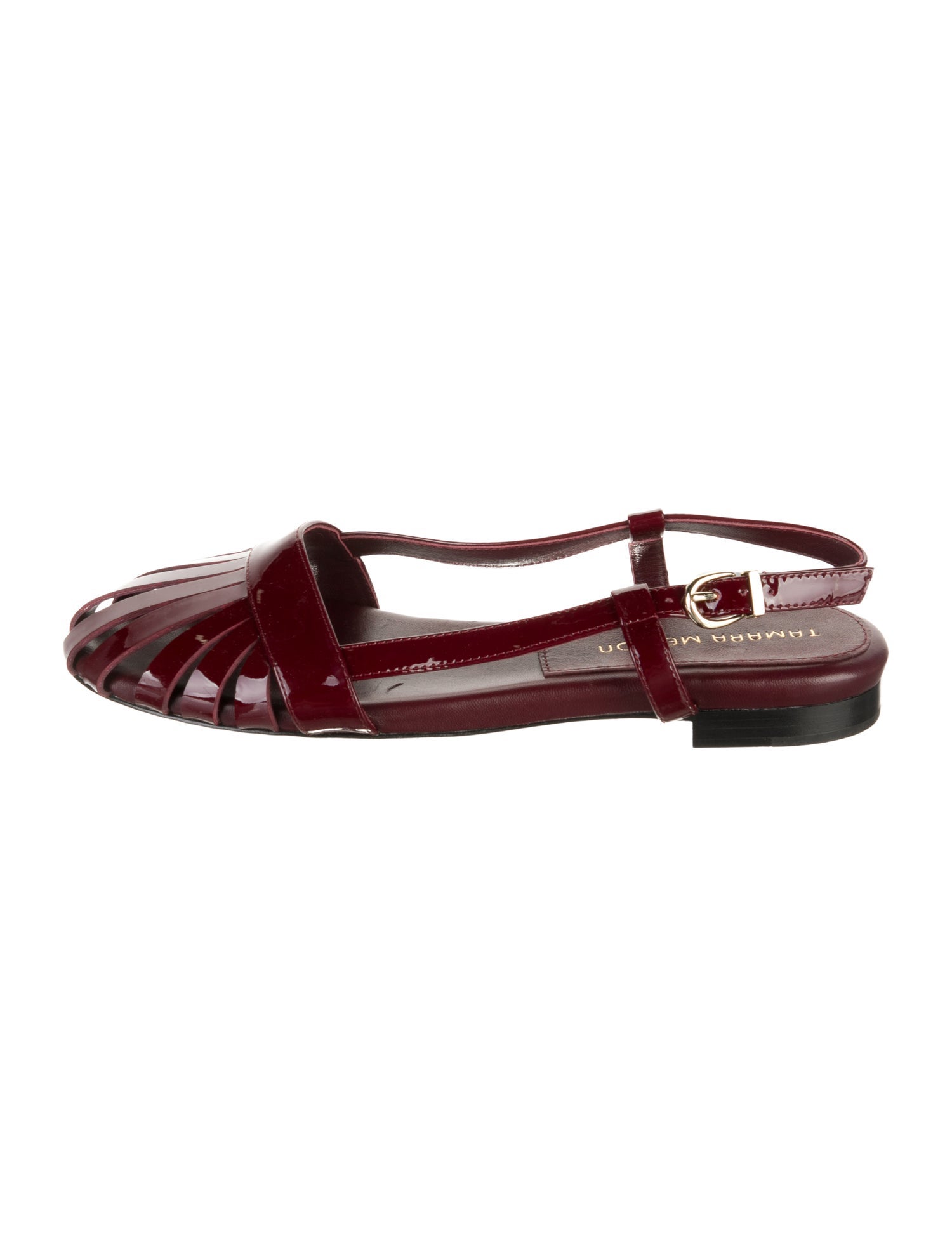 Tamara Mellon Patent Leather Slingback Flats