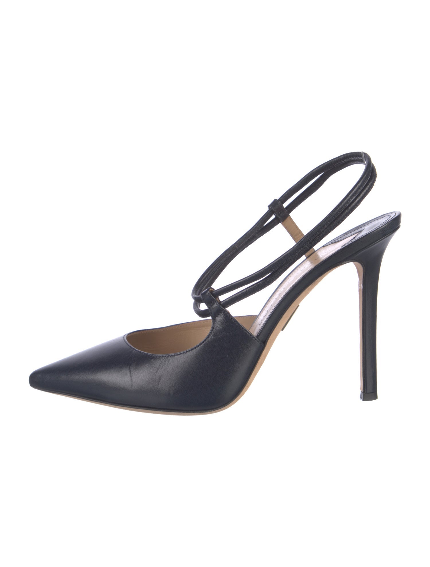 Tamara Mellon Leather Slingback Pumps