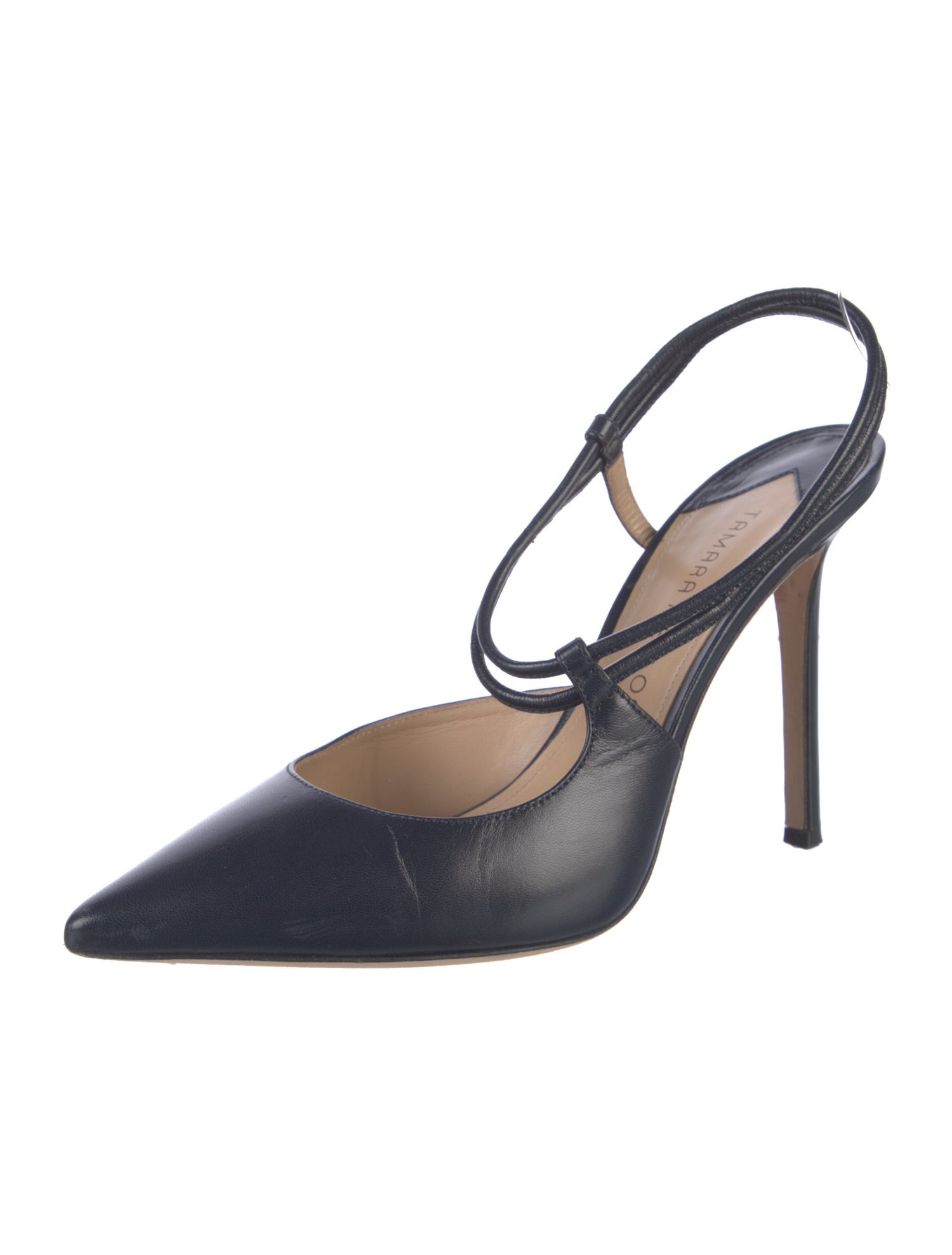 Tamara Mellon Leather Slingback Pumps