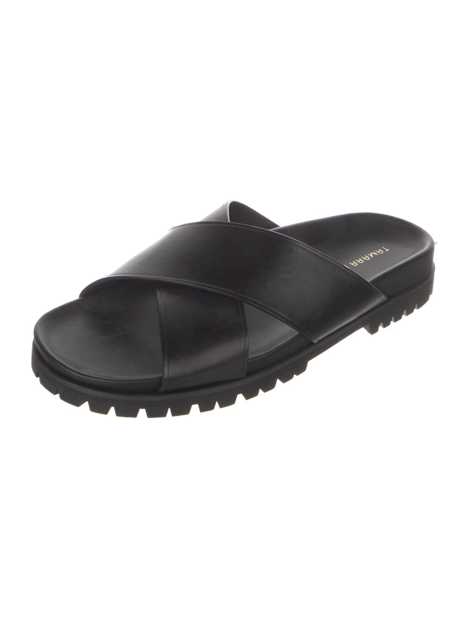 Tamara Mellon Leather Slides