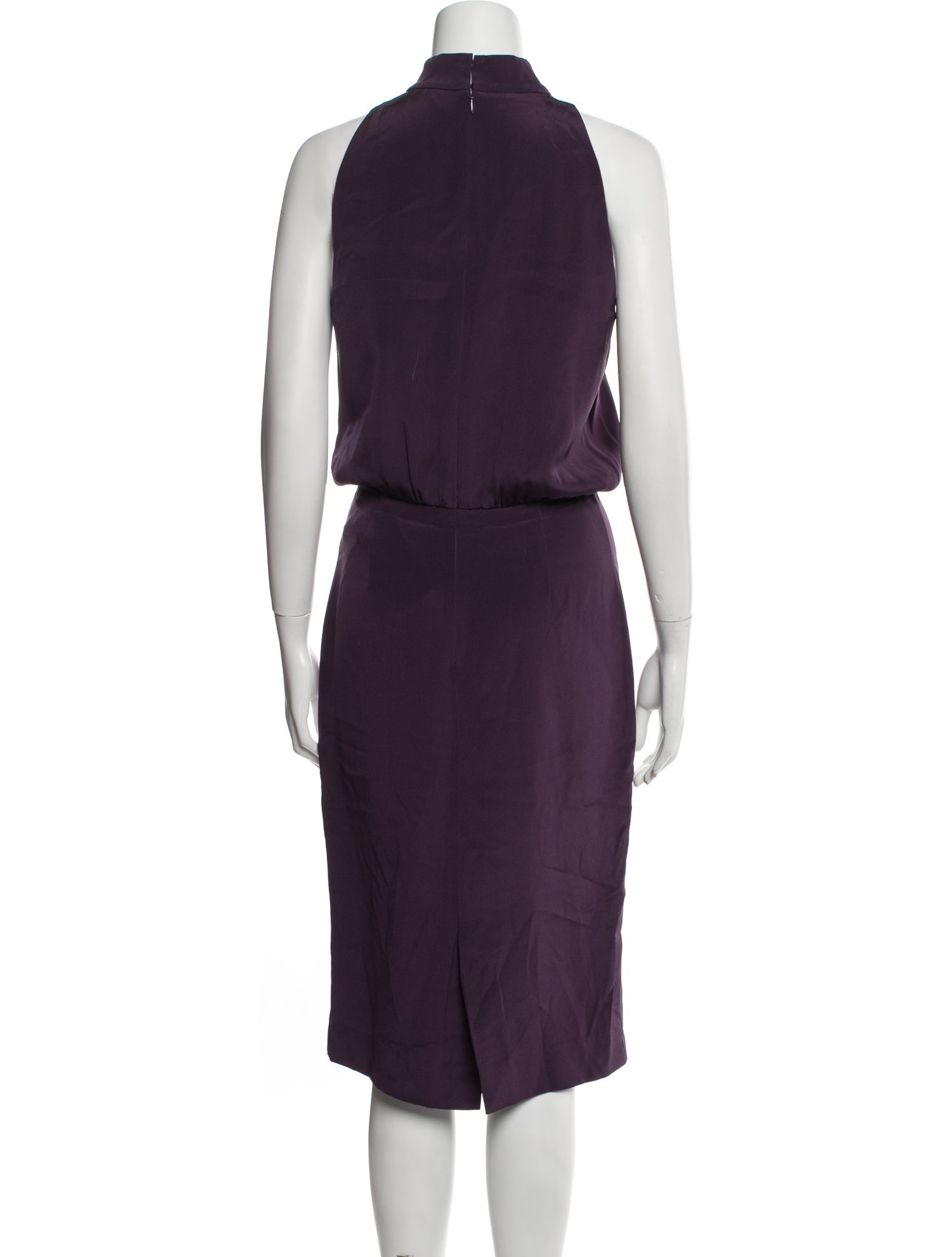 Tamara Mellon Silk Midi Length Dress