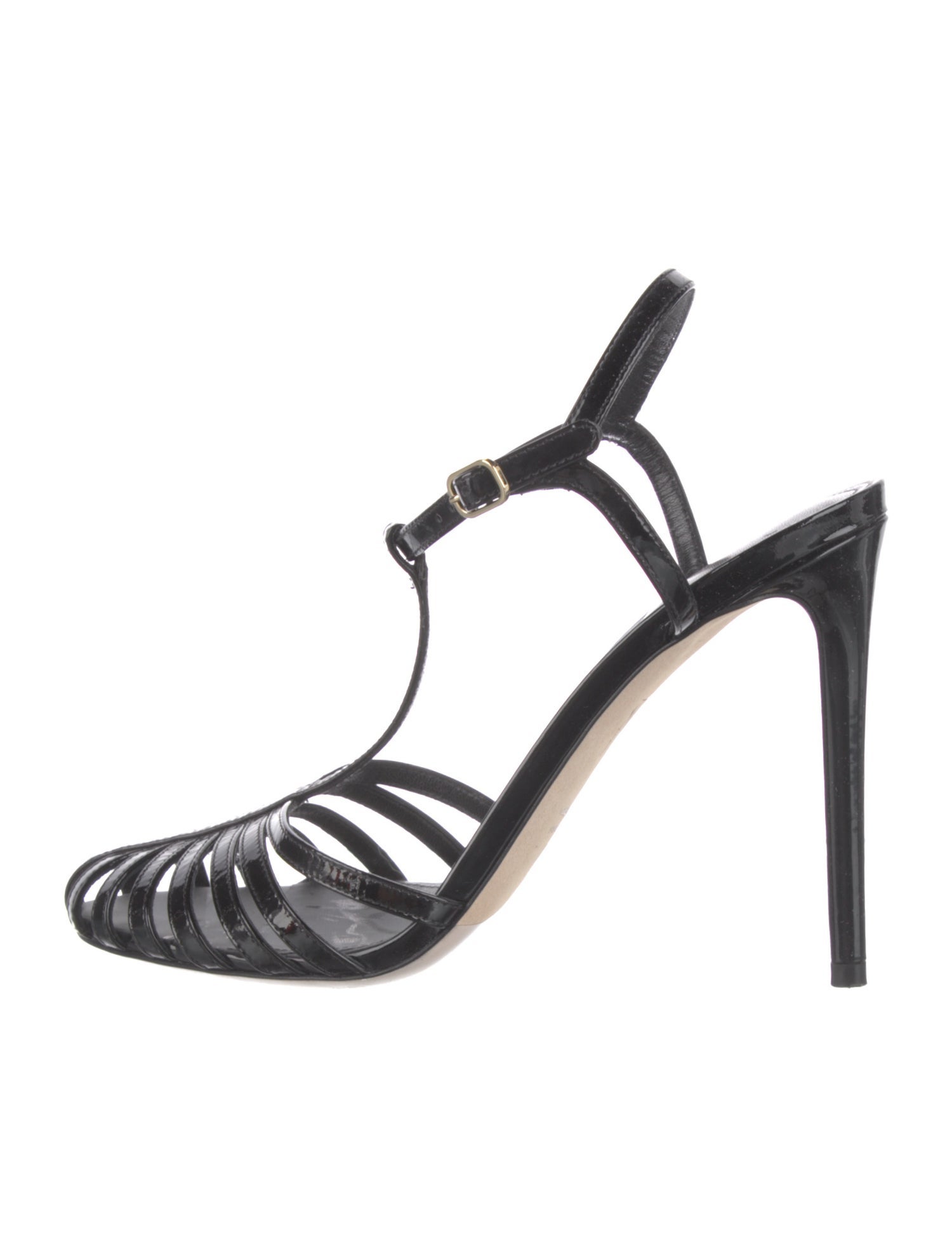 Tamara Mellon Patent Leather T-Strap Pumps
