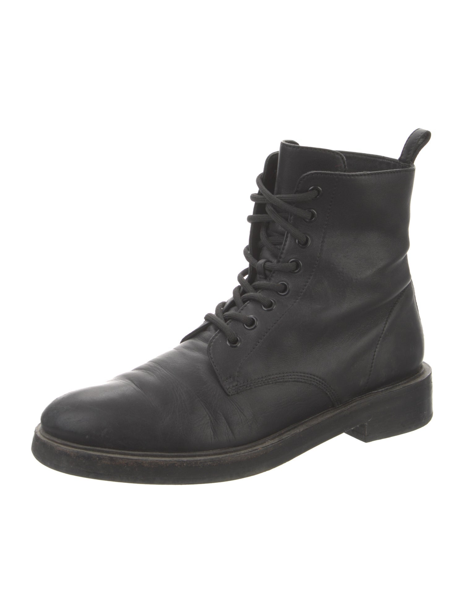 Tamara Mellon Leather Combat Boots
